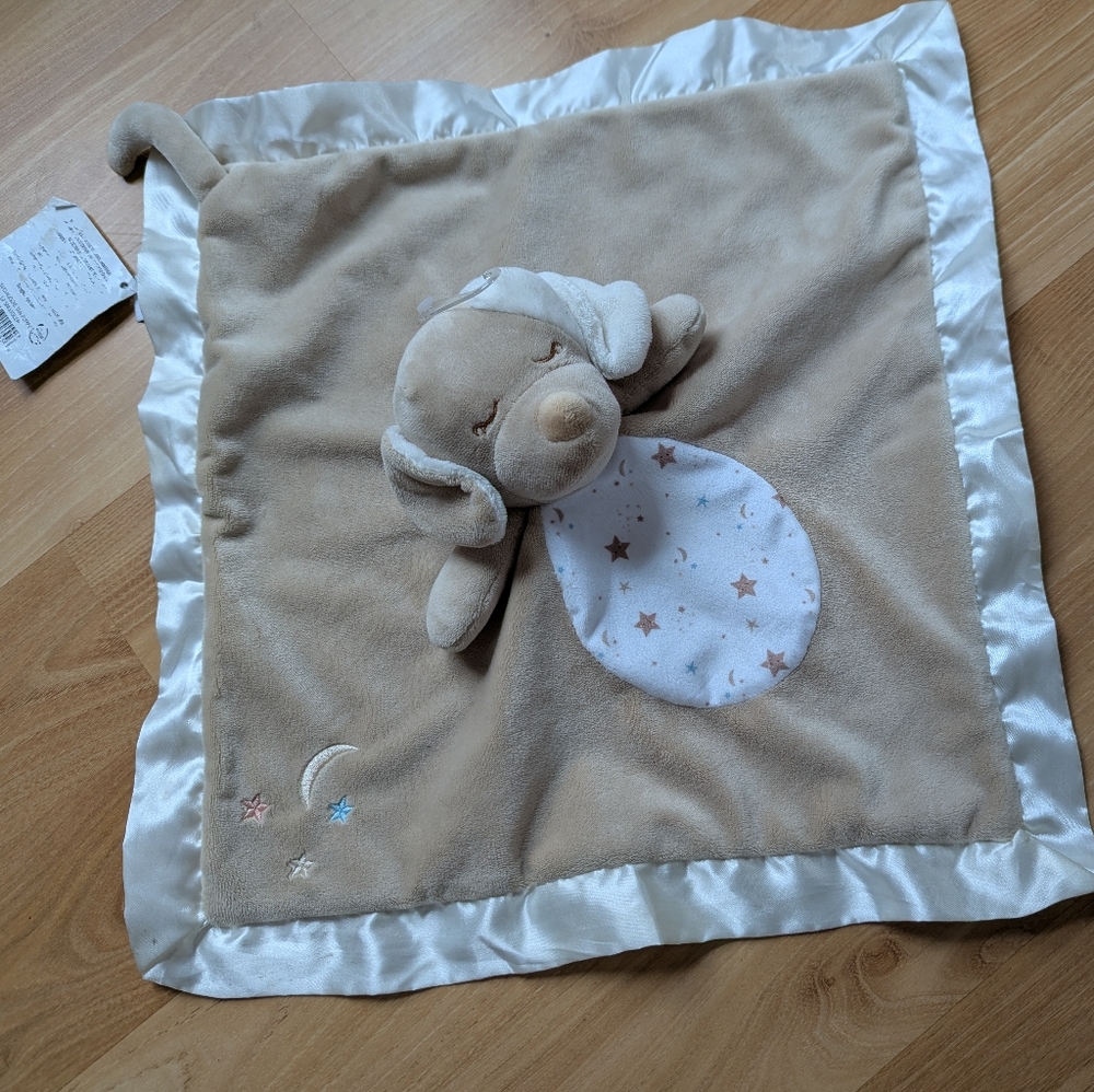 Douglas Tan and White Plush Dog Lovey NWT